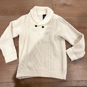Janie and Jack Cream sweater. Size 5T
